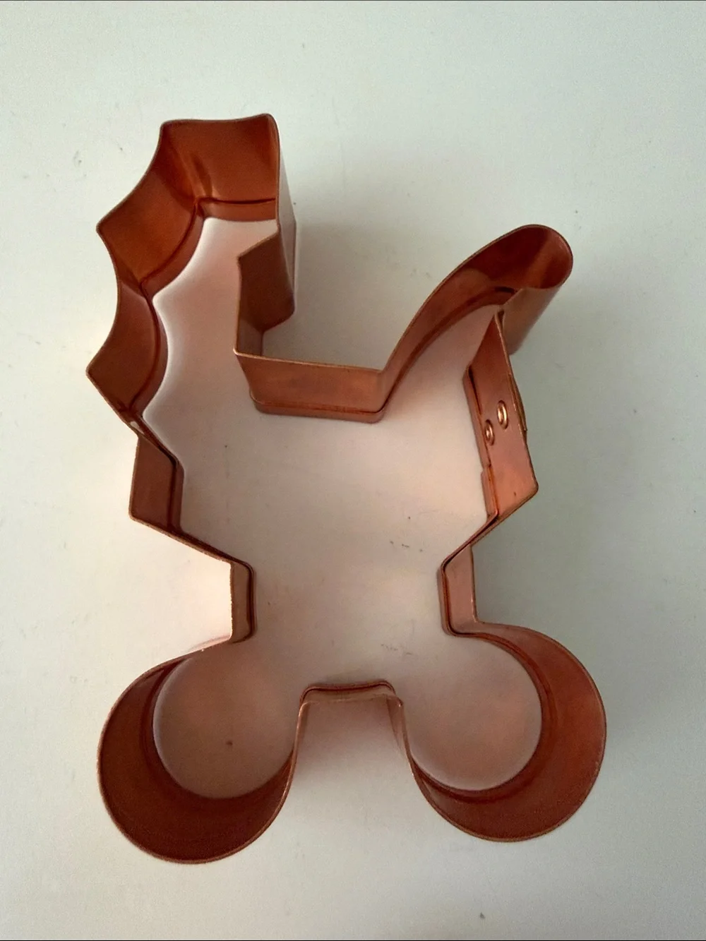 100% Copper Large Heavy Gauge Cookie Cutter Set of 7 Assorted Shapes